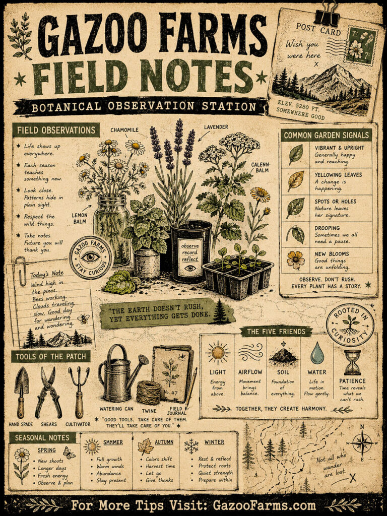 Gazoo Farms Field Note 1